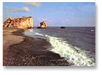 image of paphos beach